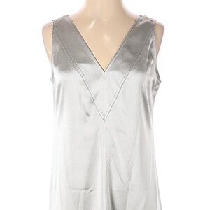 Shimmery Silver Cocktail Dress